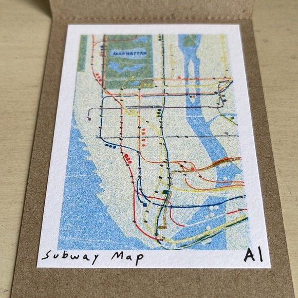 ANASTASIA INCIARDI Subway Map Mini Print - Picture 5 of 5